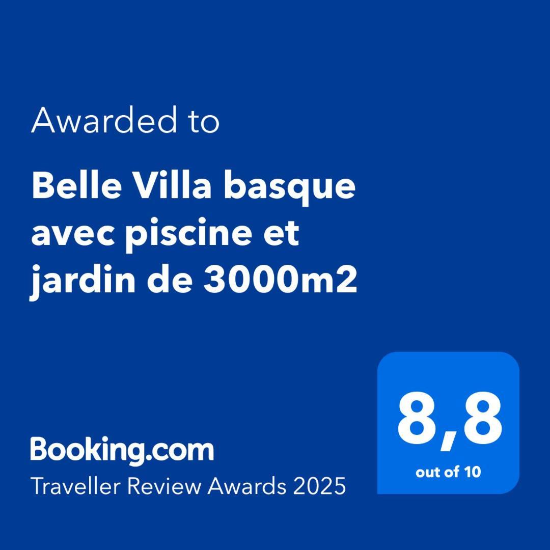 Belle Villa Basque Avec Piscine Et Jardin De 3000M2 San Juan de Luz Exterior foto